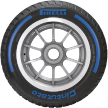 blue tyre